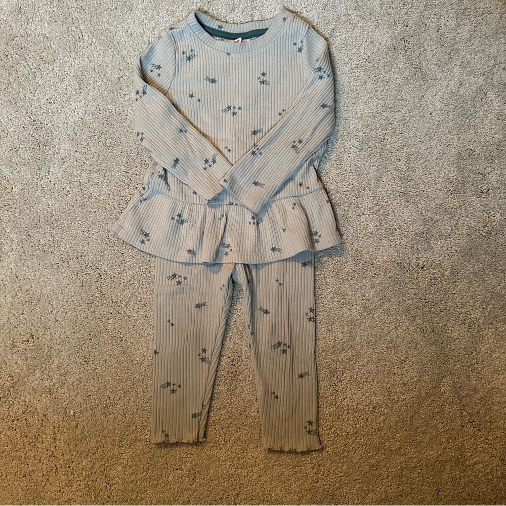 Blue Floral Kids set